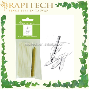 Etiqueta de lápiz de plástico blanco de 4 pulgadas para plantas Suministros esenciales para el jardín - Product Image 5