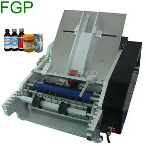 Semi-automatische Natte lijm Etikettering Machine voor glas fles/plastic fles/etikettering machine