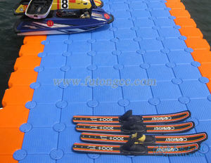 Pontón flotante de plástico para yate, barco de lujo, yate, HDPE modualr, muelle flotante - Product Image 3