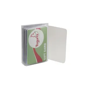 High Quality Clear Plastic Card Holder Wallet Inserts Trifold 6 Page Credit Card Size