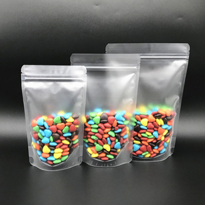 De plástico de calidad alimentaria acabado <span class=keywords><strong>mate</strong></span> bolsa de bolsas <span class=keywords><strong>con</strong></span> cremallera para polvo de té de envasado de especias - Product Image 4