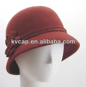 мода дамы зимняя шерсть шляпа дамы шерсти фетровая шляпа немецкий шерсть фетровая шляпа