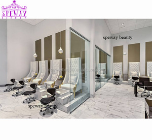 เก้าอี้ทำเล็บส<span class=keywords><strong>ปา</strong></span><span class=keywords><strong>ส</strong></span>ีขาวทันสมัย เก้าอี้ทำเล็บมืออาชีพสุดหรู - Product Image 6