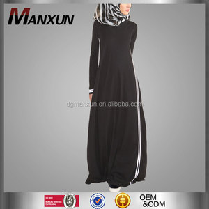 Últimos Productos En <span class=keywords><strong>El</strong></span> Mercado Deportivo Chic Último Abaya Dubai Abaya Burka Diseños Fotos Negro y blanco 2016 - Product Image 1