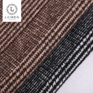 STOCK 2017 vente chaude laine tweed tissu à carreaux chèque pour manteaux - Product Image 3
