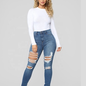 Las mujeres es bastante cuerpo con jaula detalle de manga larga <span class=keywords><strong>Mono</strong></span> <span class=keywords><strong>Blanco</strong></span> - Product Image 4