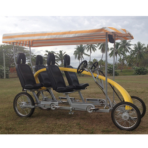 Produit de loisirs de plein air le plus vendu Quadricycle à 4 places Vélo Surrey pour la famille - Product Image 1