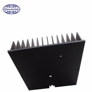 Dissipatore di calore per estrusione di alluminio verniciato a polvere nero cina produttori di profili in alluminio per radiatori superiori - Product Image 3