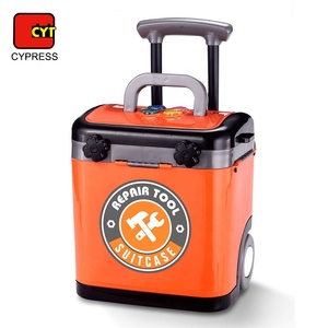 2 in 1 Pretend Play Trolley <strong>Toy</strong> <strong>Tool</strong> <strong>Set</strong> for Boys - Product Image 4