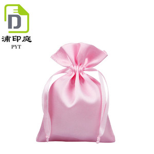 'Nhà Máy Bán Hàng Trực Tiếp Túi Dây Rút Satin Màu Tím Cho Túi Tóc Giả - Product Image 2