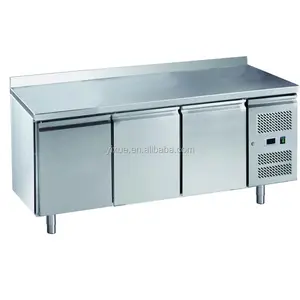 304 stainless steel under counter table top stainless steel salad chiller
