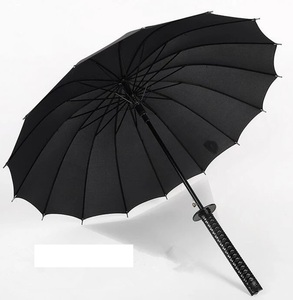 Samurai espada mango <span class=keywords><strong>Katana</strong></span> paraguas promoción 8K/16K/24K samurái japonés espada Paraguas sol lluvia mango largo <span class=keywords><strong>Katana</strong></span> paraguas - Product Image 5