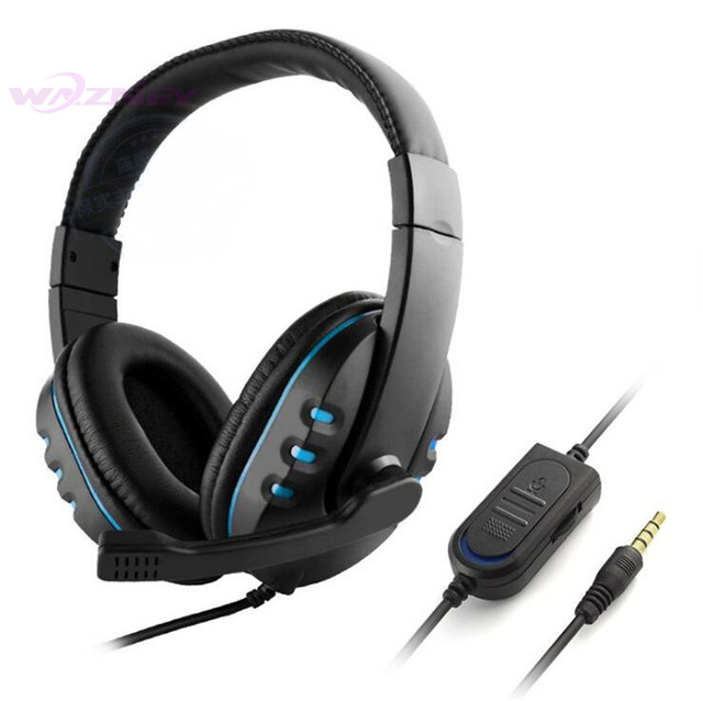 3.5mm Wired Game Headset Gaming Headphone with Microphone Mic Stereo Bass Earphone for xbox One PS4 Ps5 Game Computer Tablet PC