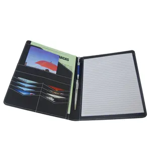 Benim kişiselleştirilmiş sevimli Padfolio A4 özel Padfolio online PU deri Padfolio portföy