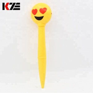 Emoji bolígrafos con <span class=keywords><strong>LED</strong></span> y sonido para niños de 4 diseños diferentes - Product Image 1