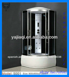 2013 hangzhou <span class=keywords><strong>china</strong></span> europea cuarto de baño de masaje de aluminio elegante de vapor de vapor de cristal de la ducha habitación - Product Image 1