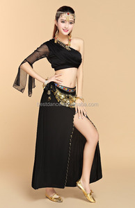 BestDance <span class=keywords><strong>Costume</strong></span> Sexy per Danza del Ventre, Set con Top, <span class=keywords><strong>Reggiseno</strong></span>, Sciarpa per Fianchi e Gonna, <span class=keywords><strong>Costume</strong></span> per Carnevale - Product Image 6