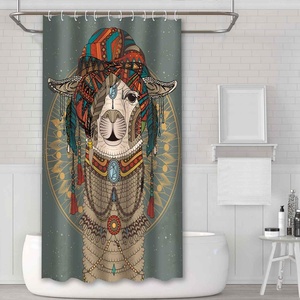 Cortina de Ducha con Estampado de Animales Personalizada al por Mayor para Baño - Product Image 3