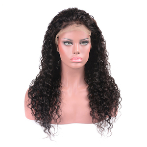 Real por mayor prima virgen 9a rizado del pelo humano peruano peluca onda de agua peluca Naturelle - Product Image 5