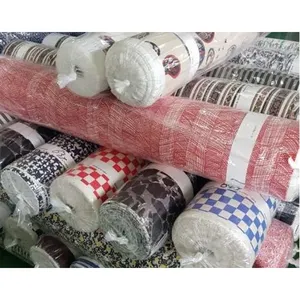 Tissu de pantalon pour femme de 45 pouces de haute qualité 7% coton et spandex imprimé tissé à séchage rapide pour vêtements en stock lot disponible - Product Image 1