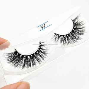 Extremadamente suave delgada banda 3D visón pestañas tiras Wispies reutilizable <span class=keywords><strong>fiesta</strong></span> de lujo visón pestañas 3D - Product Image 1