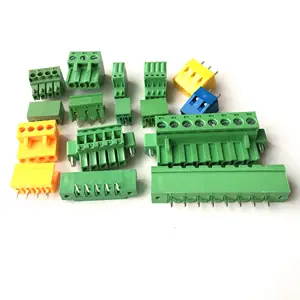 2.54mm,3.5mm,3.81mm,5.0mm,5.08mm,7.62mm,9.5mm,11mm pluggalbe PCB screw electric terminal block