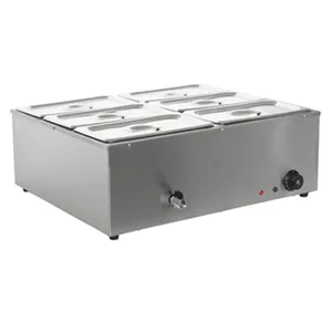 Hot selling table top 6 pans bain marie heating element