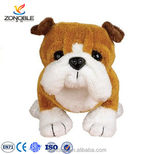 Sıcak satış peluş köpek oyuncak uyku bulldog sevimli çocuk hayvan oyuncak dolması İngilizce bulldog yavruları - Product Image 2