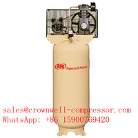 Compresseur d'air à piston alternatif Ingersoll Rand 2340N2 2340N3 2340L5 2-5hp 175 Psig, réservoir ASME de 60 ou 80 gallons