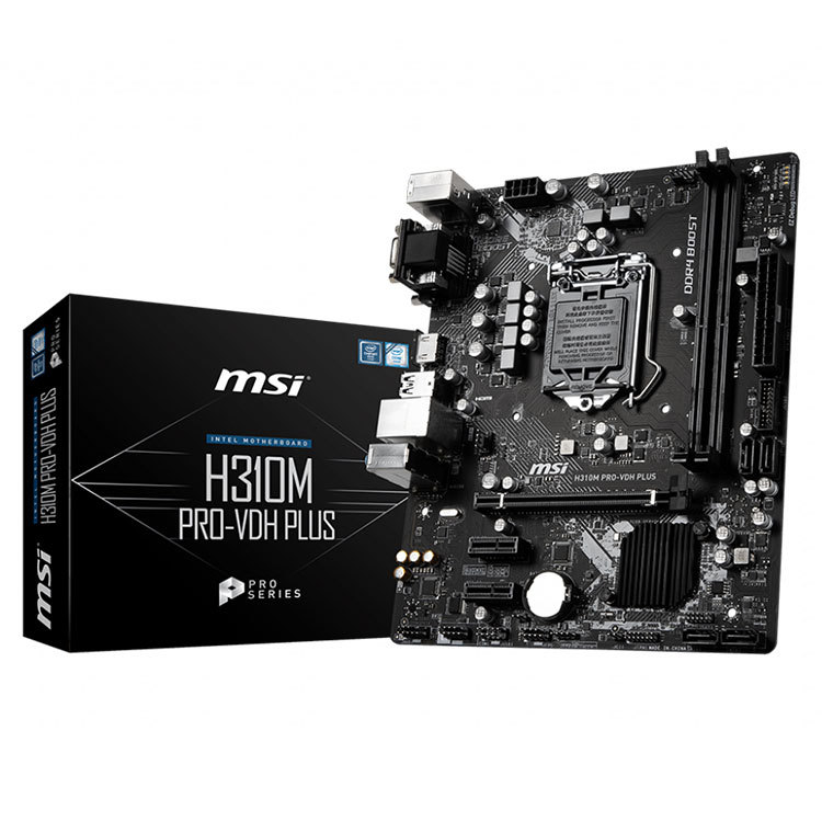 Материнская плата MSI Intel H310M PRO VDH PLUS 32 Гб DDR4 LGA1151 m ATX для настольных игр