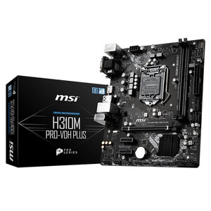 <span class=keywords><strong>MSI</strong></span> Intel H310M PRO <span class=keywords><strong>VDH</strong></span> PLUS 32GB DDR4 LGA1151 m ATX Desktop Carte mère de jeu d'occasion - Product Image 1