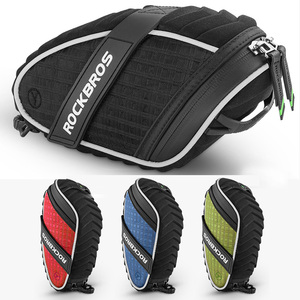 <span class=keywords><strong>ROCKBROS</strong></span>-<span class=keywords><strong>bolsa</strong></span> para <span class=keywords><strong>bicicleta</strong></span> con carcasa 3D, resistente a la lluvia, reflectante, a prueba de golpes, para tija de sillín, accesorios - Product Image 2