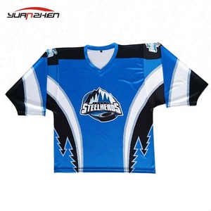 09 yuanzhen-impresión digital juventud reversible equipo de hockey sobre hielo jersey con servicio de OEM - Product Image 1