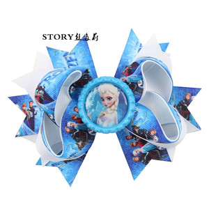 La <span class=keywords><strong>romance</strong></span> de dessin d'enfants de la glace et de la neige en 2018 Bébé fille bascule à fleurs - Product Image 2