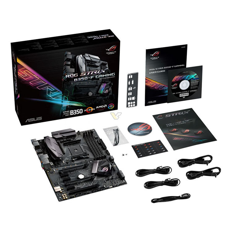 ASUS AMD ROG STRIX B350-F игровой 64 Гб DDR4 AM4 блок питания ATX SATA M.2 материнская плата