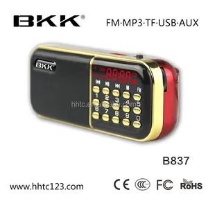 Mini MP3 çalar hoparlör için şarj edilebilir pil (B837)