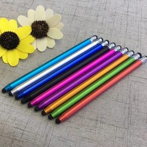 <span class=keywords><strong>Penna</strong></span> Touchscreen universale capacitiva dello stilo per tutti i telefoni cellulari <span class=keywords><strong>Tablet</strong></span> con 2 punte in gomma - Product Image 1