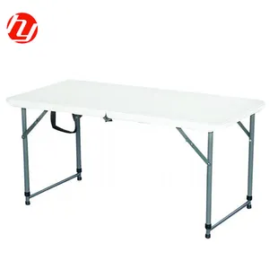 4ft 120CM Foldable Table Plastic Folding Table Picnic Table