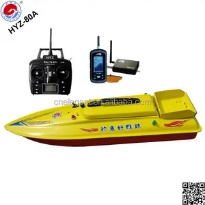 Telecomando barca da pesca con lenze a canna hyz-80a con fish finder - Product Image 1