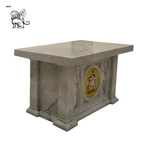 Table <span class=keywords><strong>d</strong></span>'<span class=keywords><strong>autel</strong></span> en marbre exquis pour <span class=keywords><strong>d</strong></span>écoration <span class=keywords><strong>d</strong></span>'<span class=keywords><strong>église</strong></span>, <span class=keywords><strong>à</strong></span> <span class=keywords><strong>vendre</strong></span> MAD-07 - Product Image 1