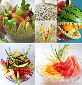 Juego de Herramientas de cocina para tallado de fruta, cortador de fruta, rebanador de plátano, sandía, rebanador, plato de fruta, 30 Uds., gran oferta - Product Image 6