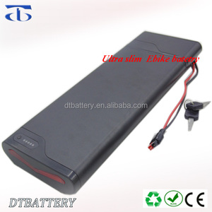 Ultra slim rack trasero ebike Paquete de batería 36v 6ah Paquete de batería Li-Ion <span class=keywords><strong>10s3p</strong></span> con BMS - Product Image 1