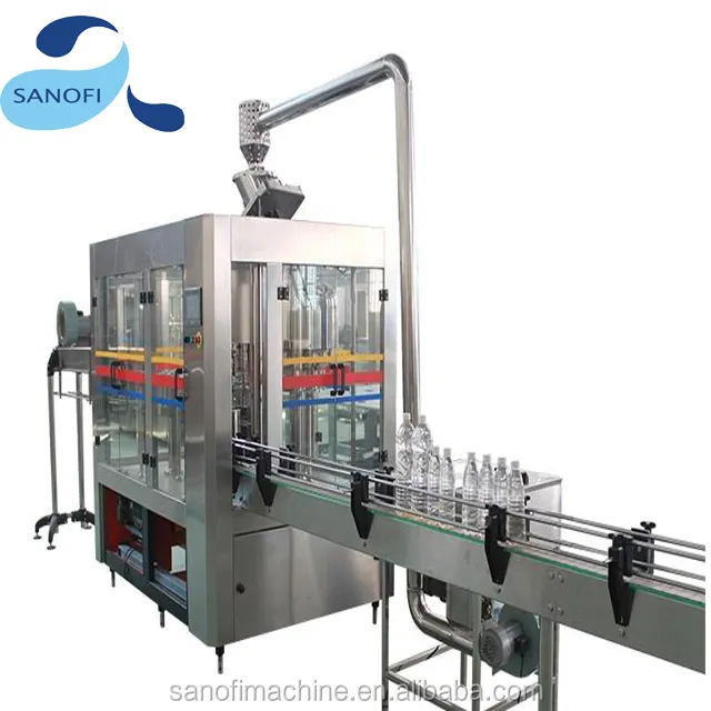 Complete Pure / Mineral Water Production Line/ 3-in-1 Filling Machine