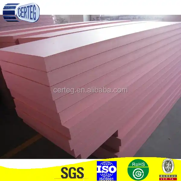 pink 35kg/m3 density xps foam board