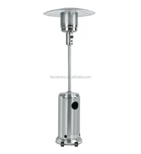 Cheap Stainless Steel Assemble Outdoor Natural Glass Tube Flame Patio Heater Gas Pyramid Patio Heater