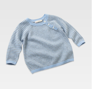 IMF Cashmere-<span class=keywords><strong>ropa</strong></span> para bebés, cárdigan de punto a rayas para recién nacidos - Product Image 1