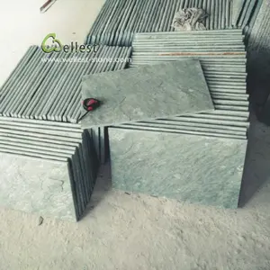 Baldosas de piedra para Patio, pavimentadora de pizarra verde