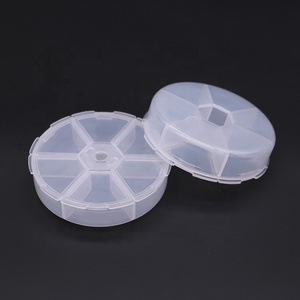 Pastillero médico promocional impermeable <span class=keywords><strong>de</strong></span> plástico, organizador personalizado, cajas transparentes multifunción, logotipo clásico personalizado, 1000 Uds. - Product Image 3