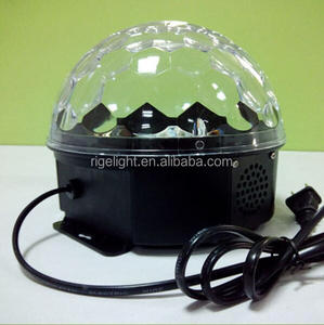 3x3w RGB OVNI de cristal mágica bola mágica de cristal LED automático de apoyo sonido activo DMX modo de control - Product Image 1