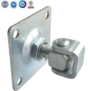 Charnière de <span class=keywords><strong>porte</strong></span> réglable en acier inoxydable, charnière carrée avec plaque carrée - Product Image 1